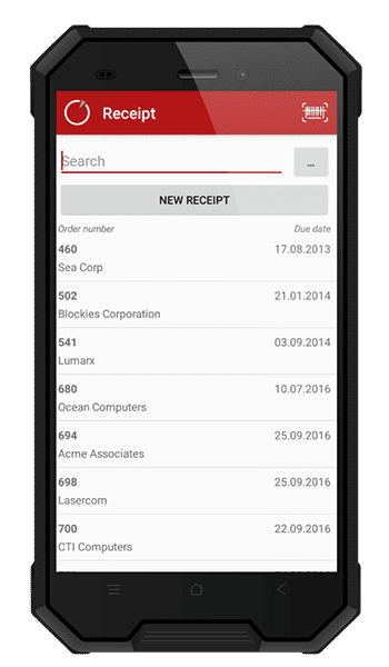 COBI.wms for SAP Business One - Receipt